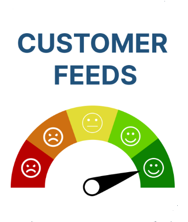 Customer feedback gauge